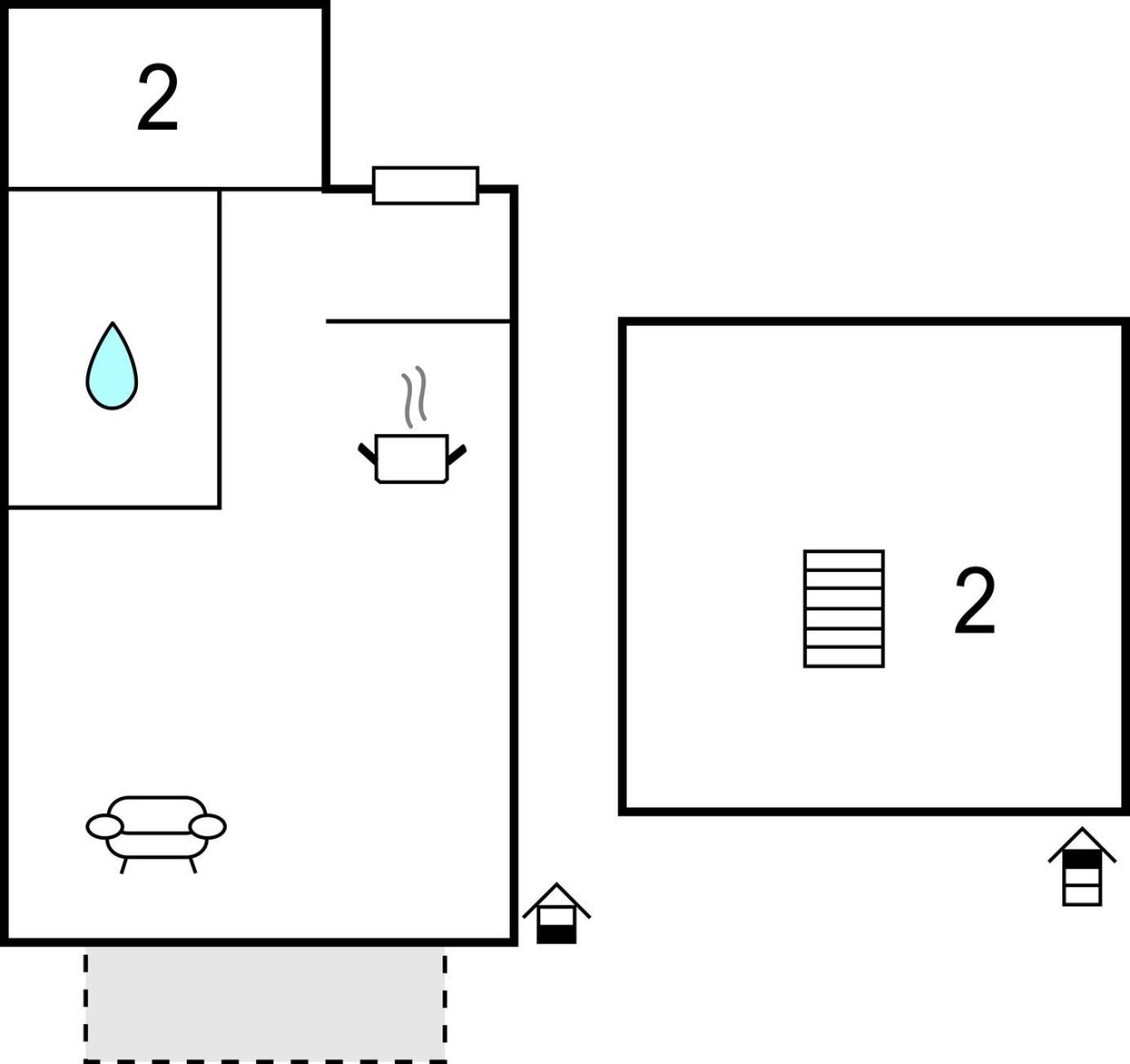 Cozy Apartment In Friedrichskoog With Kitchen Exteriör bild